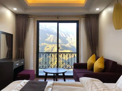 带阳台双人间 — Muong Hoa View Hotel